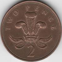 () Монета Великобритания 1994 год   ""   Серебрение  VF
